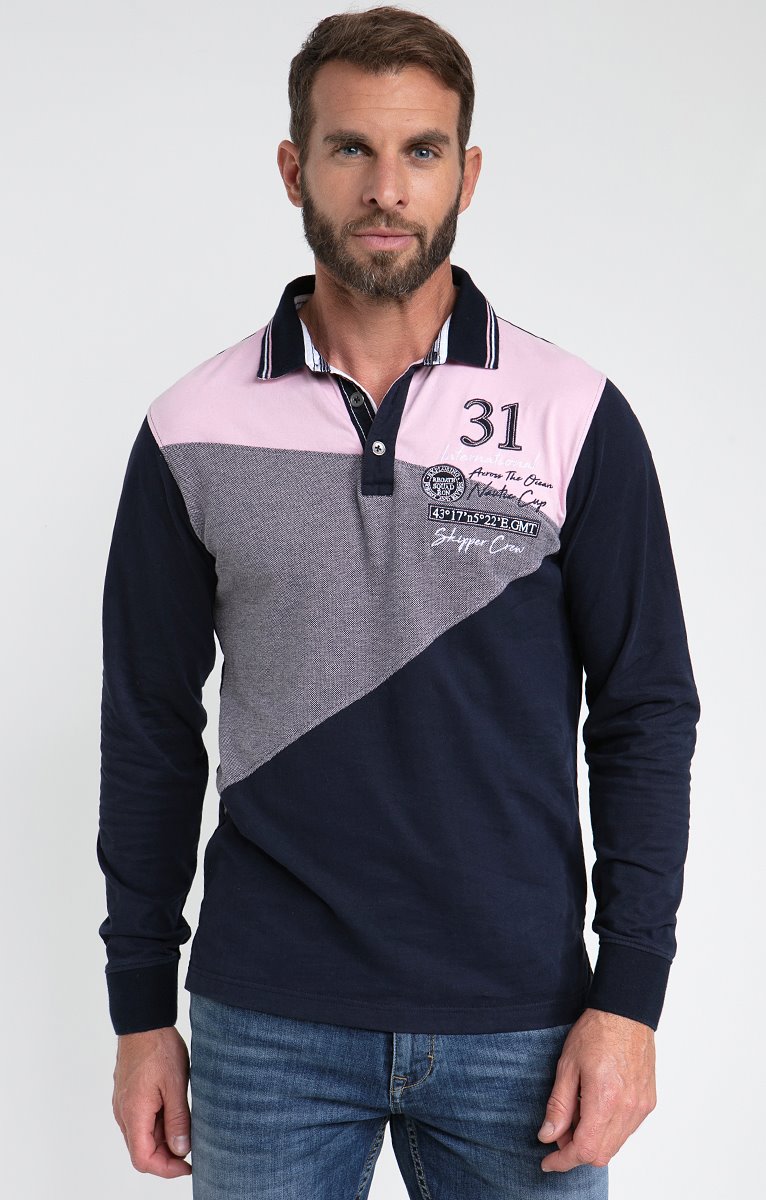 Polo manches longues mifit pink