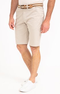 Bermuda imprimé avec ceinture