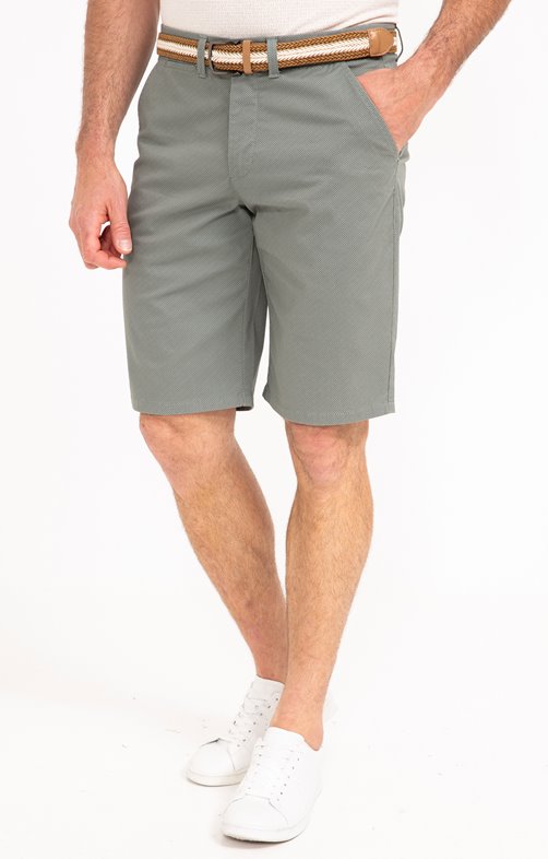 Bermuda imprimé avec ceinture