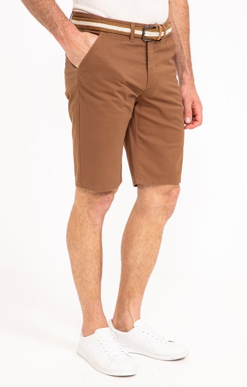 Bermuda imprimé avec ceinture