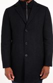 Manteau mi-long Blucheck