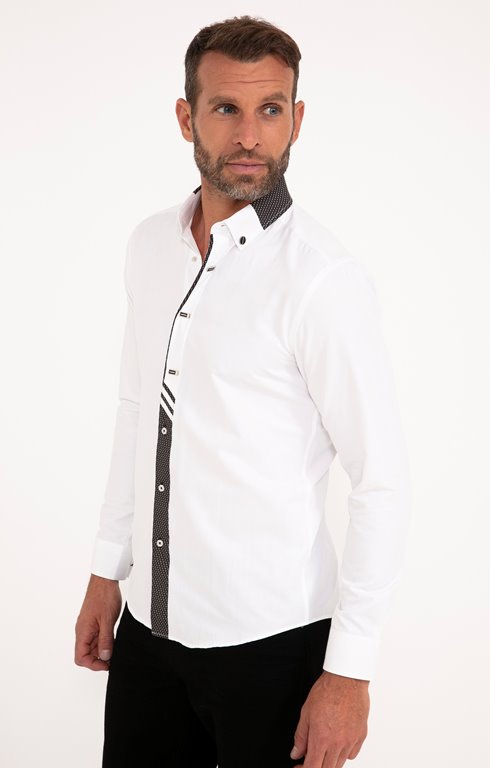 Chemise manches longues Pablo Uni Grad