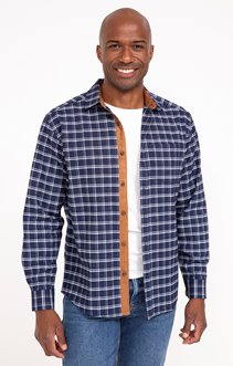 Chemise manches longues à carreaux 