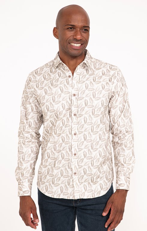 Chemise à manches longues Flan Tilleul