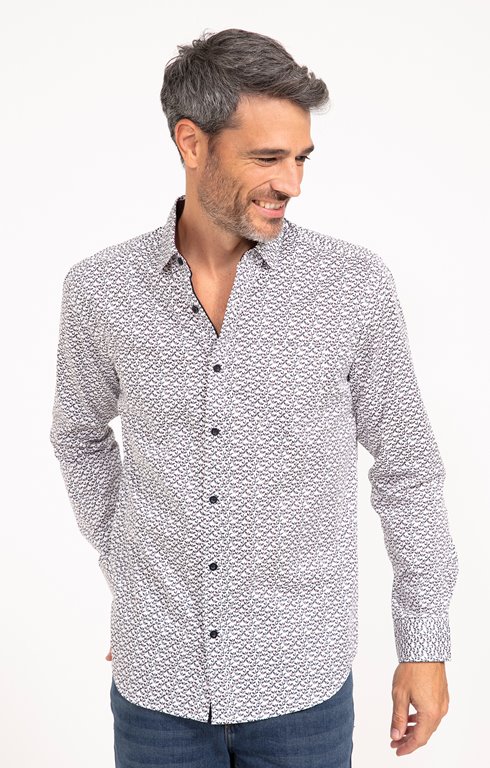 Chemise manches longues Flammes