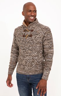Pull col montant torsadé diddy