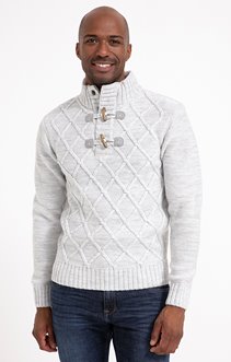 Pull col montant torsadé diddy
