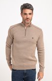 Pull col montant uni Teddy