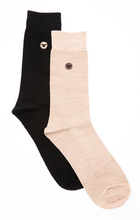 Lot 2 paires de chaussettes en laine
