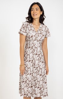 Robe midi imprimée