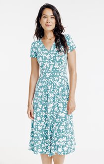 Robe midi imprimée