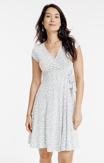 Robe en maille imprimée