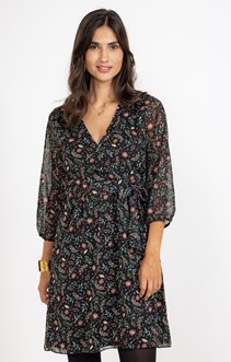 Robe cache-cœur