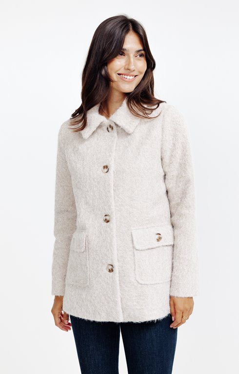 Manteau col montant