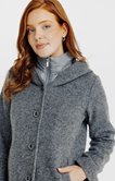 Manteau en laine bouillie