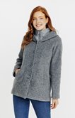 Manteau en laine bouillie