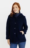 Manteau en laine bouillie