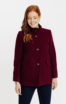 Manteau boutonné avec poches