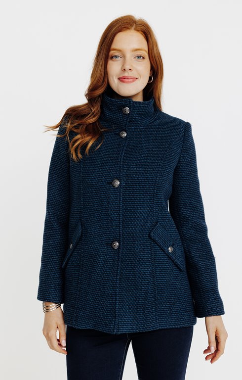 Manteau boutonné avec poches