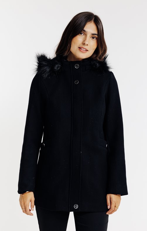 Manteau duffle capuche