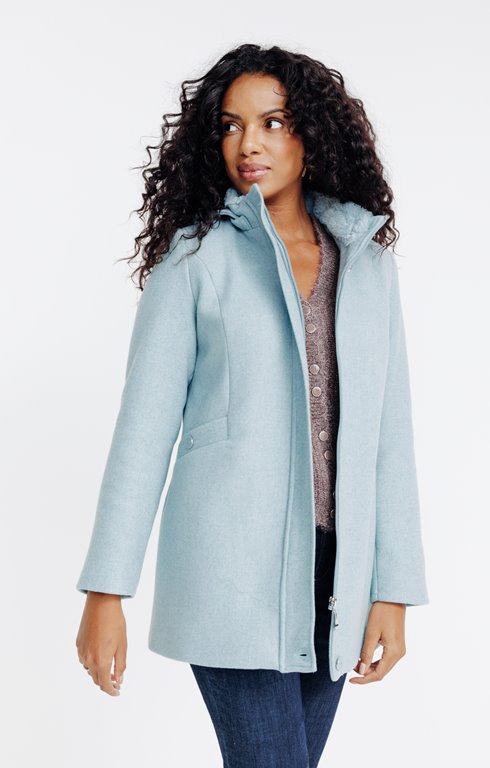 Manteau duffle à capuche