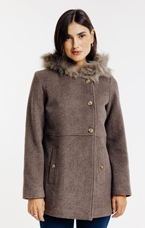 Manteau duffle boutonné