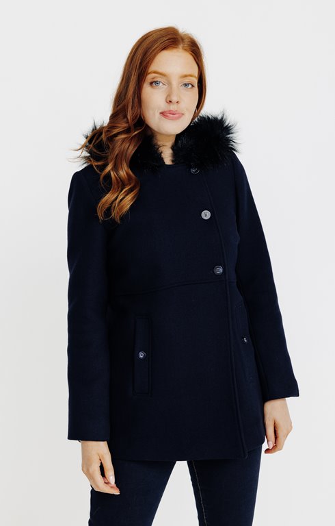 Manteau duffle boutonné