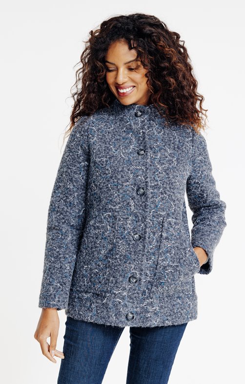 Manteau court doublé