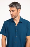 Chemise manches courtes Crepon