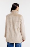 Manteau en fausse fourrure