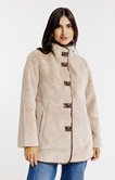 Manteau en fausse fourrure