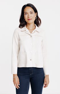 Veste col chemise avec poches