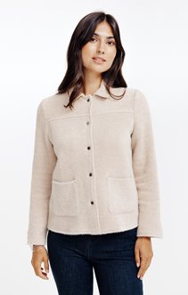 Blouson maille chiné