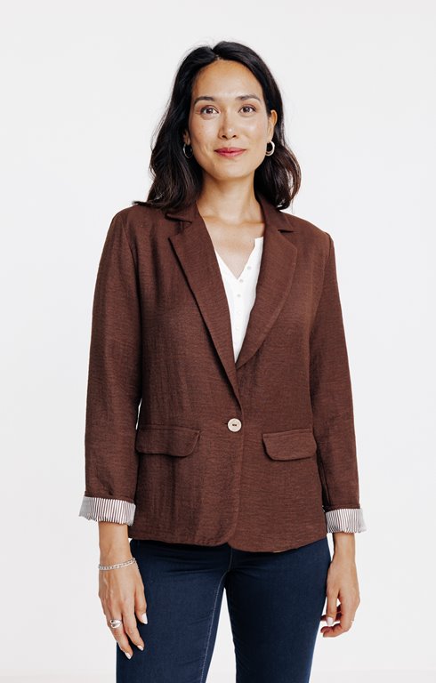 Blazer fluide doublé