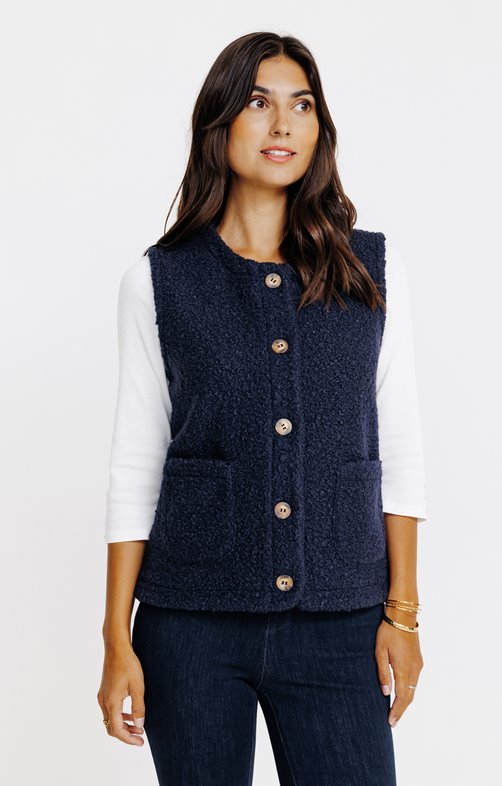 Gilet sans manches non doublé