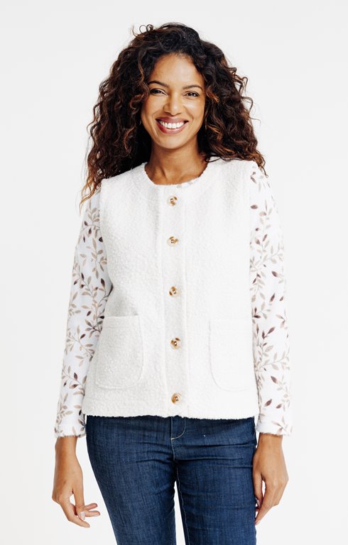 Gilet sans manches non doublé