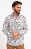 Chemise regular à motifs imprimés