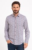 Chemise ajustée à motifs imprimés