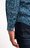 Chemise ajustée à motifs imprimés
