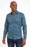 Chemise ajustée à motifs imprimés