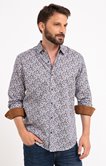 Chemise regular à motifs imprimés