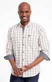 Chemise confort à carreaux 