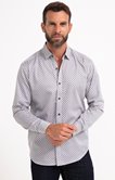 Chemise regular à motifs imprimés