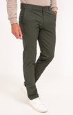 Pantalon chino imprimé coupe ajustée