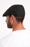 Casquette plate en polyester et viscose