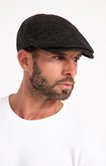 Casquette plate en polyester et viscose