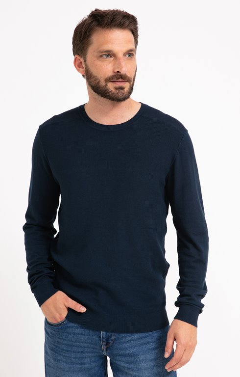 Pull col rond fluide 
