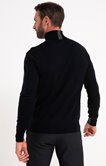 Pull col roulé uni 