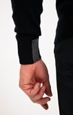 Pull col roulé uni 