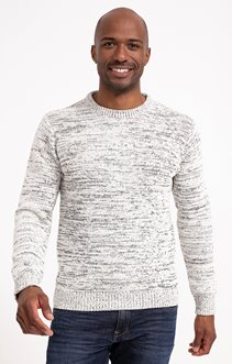 Pull col rond chenille